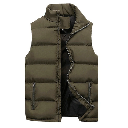 Image of Heren Gewatteerd Vest met Rits