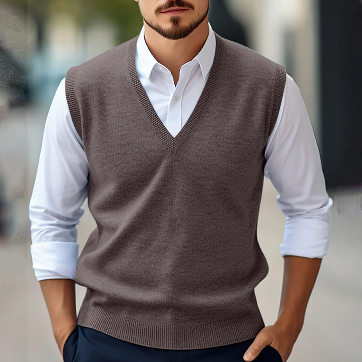 Heren gilet - Elegant & Lichtgewicht - Mouwloos