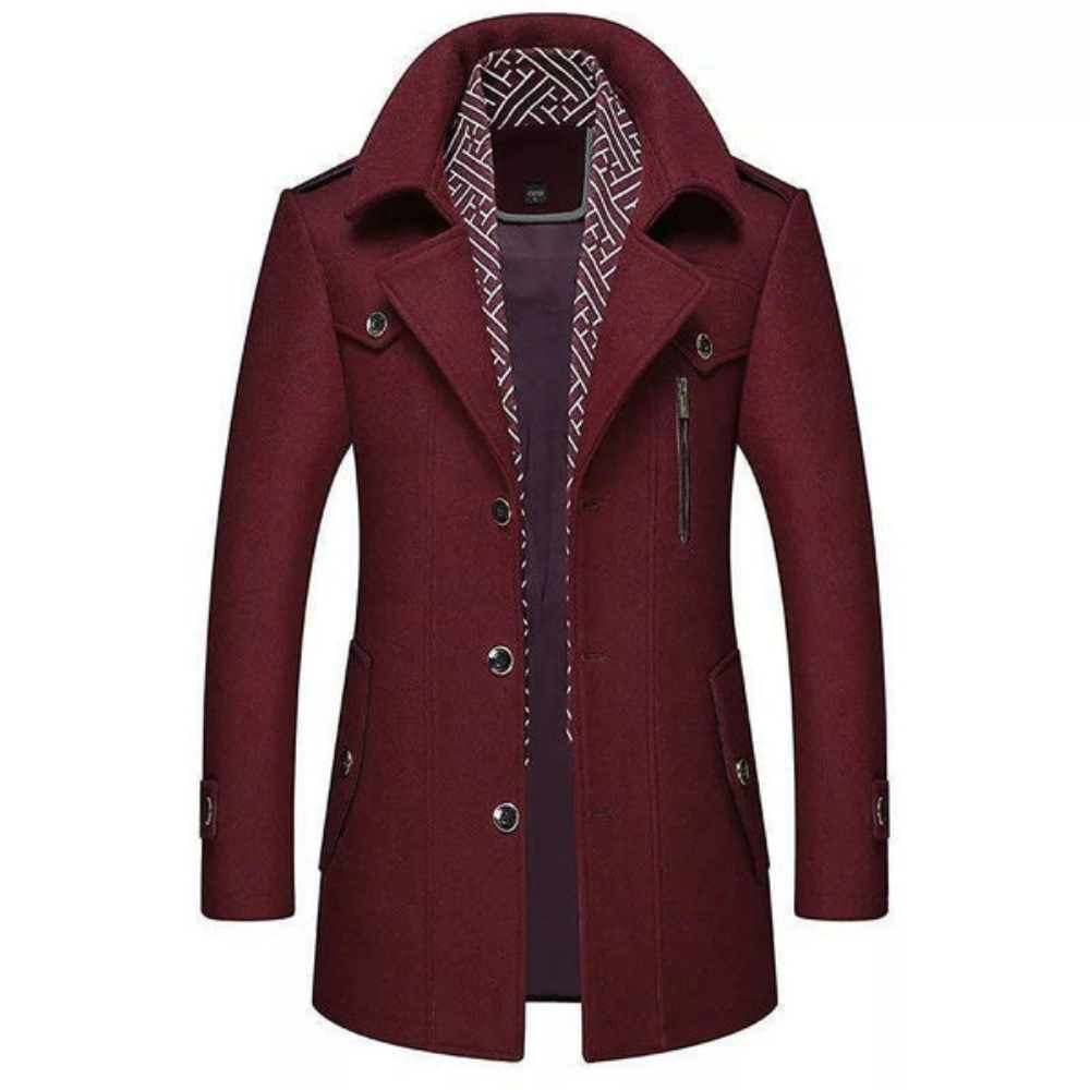 Image of Heren Halflange Pea Coat