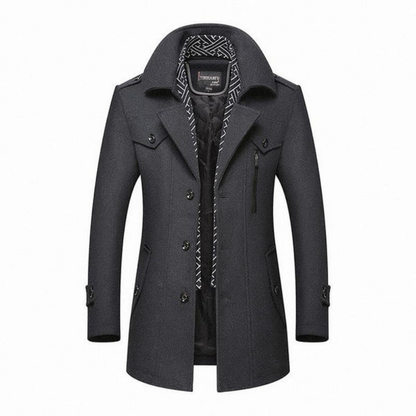Image of Heren Halflange Pea Coat