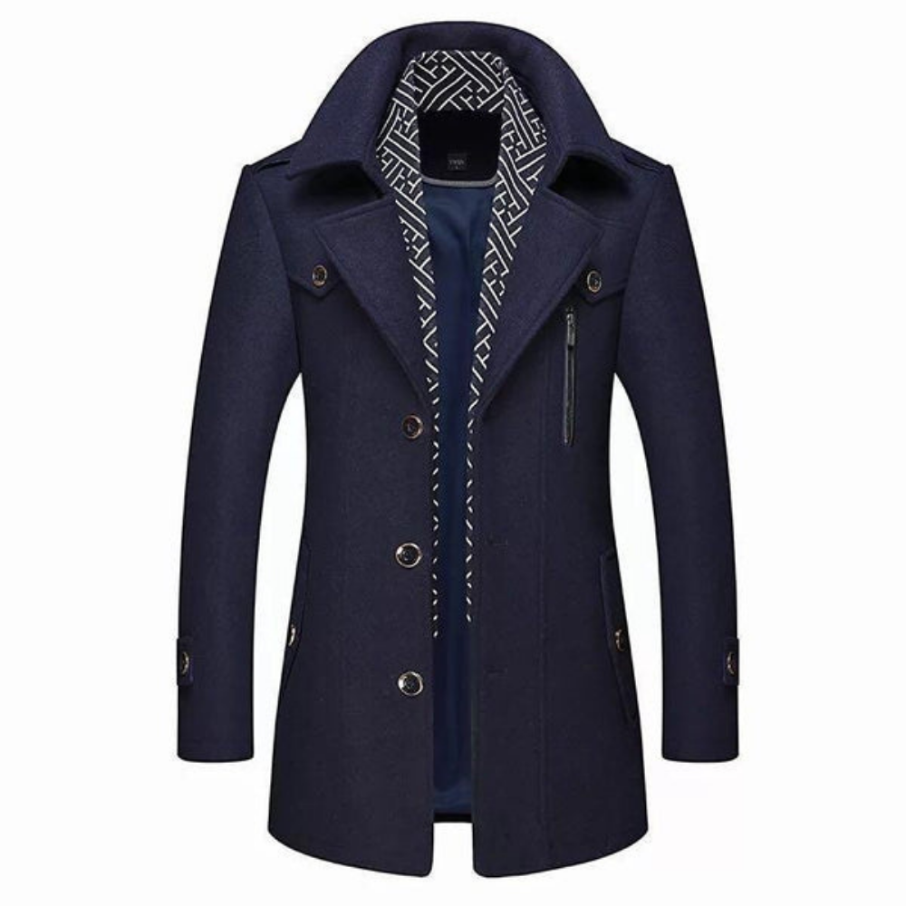 Image of Heren Halflange Pea Coat