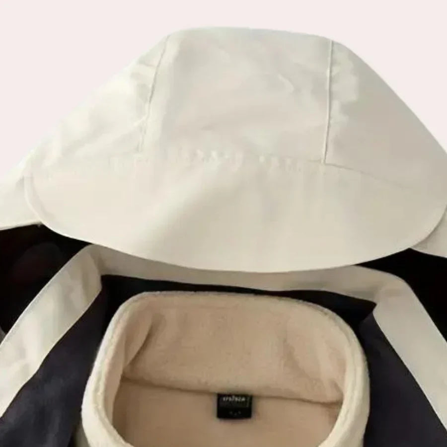 Image of Heren Hooded Color Block Jas