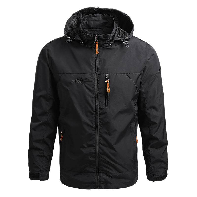 Image of Heren Hooded Full Zip Jacket