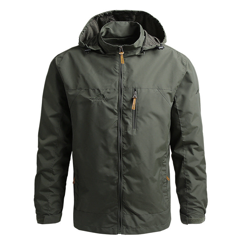 Image of Heren Hooded Full Zip Jacket