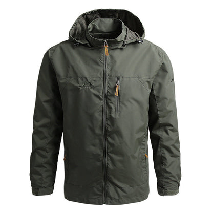 Image of Heren Hooded Full Zip Jacket