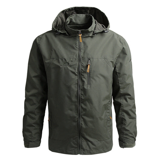 Image of Heren Hooded Full Zip Jacket