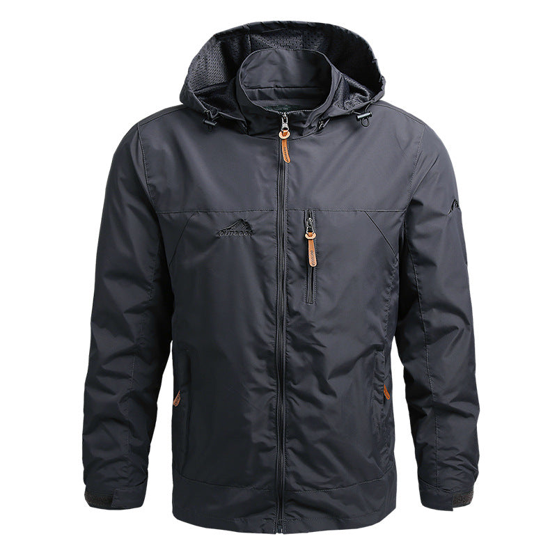 Image of Heren Hooded Full Zip Jacket