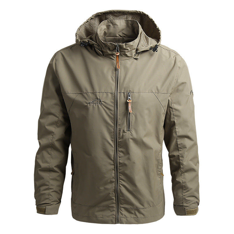 Image of Heren Hooded Full Zip Jacket