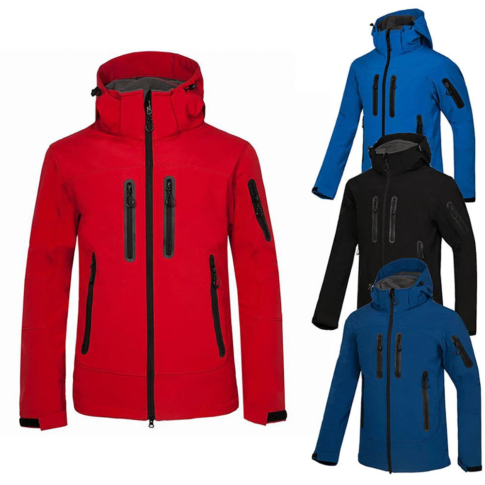 Image of Heren Hooded Full Zip Jacket