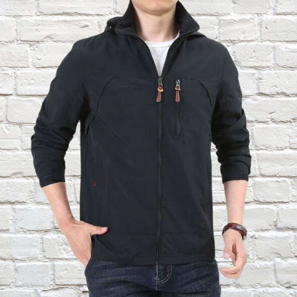 Image of Heren Hooded Full Zip Jacket