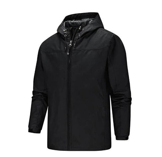 Image of Heren Hooded Zip-Up Jas