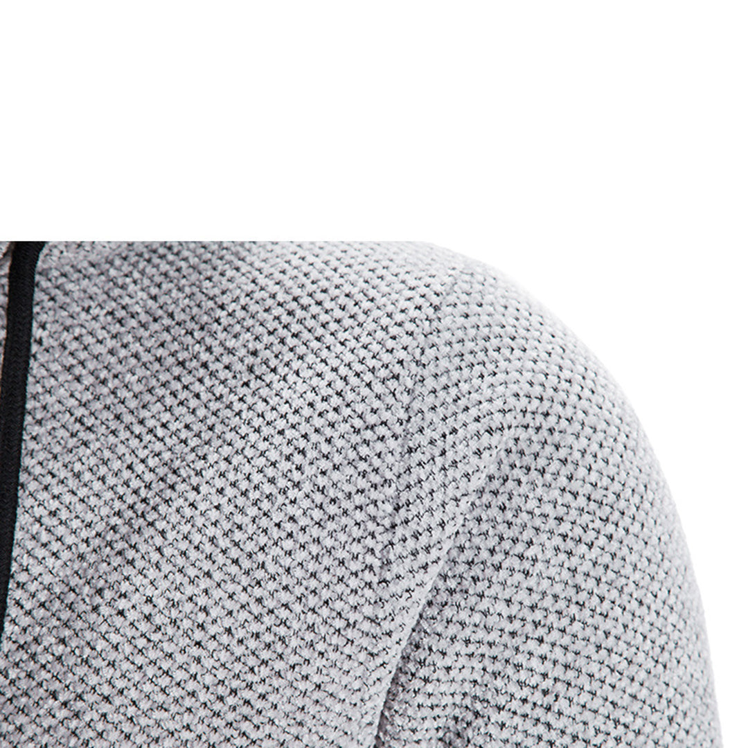 Image of Heren Longline Hooded Zip-Up Jas