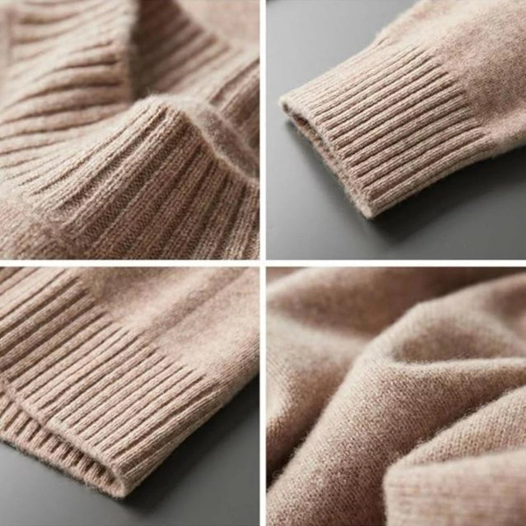 Image of Heren Mock Neck Trui