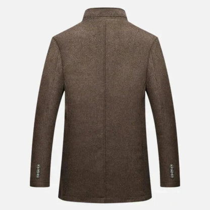 Image of Heren Overjas met Opstaande Kraag