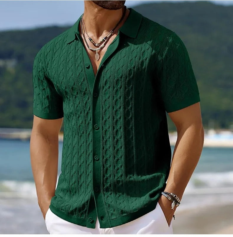 Image of Heren Polo Shirt met Knoopsluiting