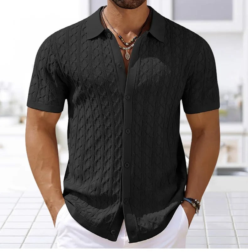 Image of Heren Polo Shirt met Knoopsluiting