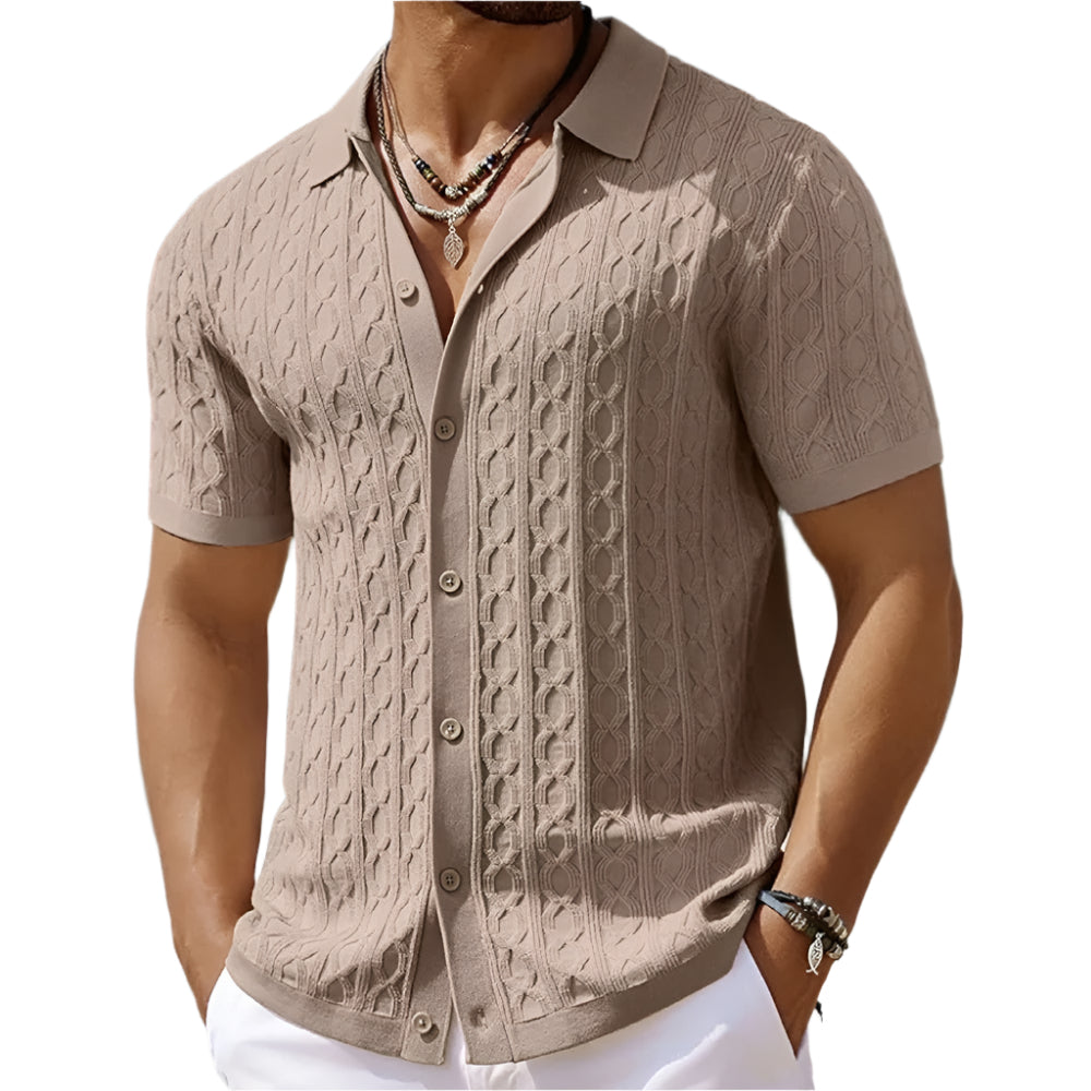 Image of Heren Polo Shirt met Knoopsluiting