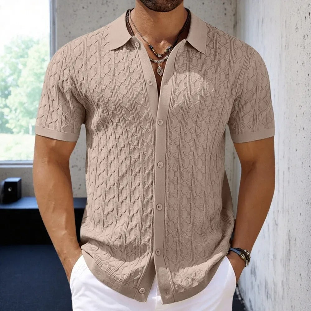 Image of Heren Polo Shirt met Knoopsluiting
