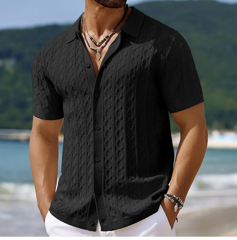 Image of Heren Polo Shirt met Knoopsluiting