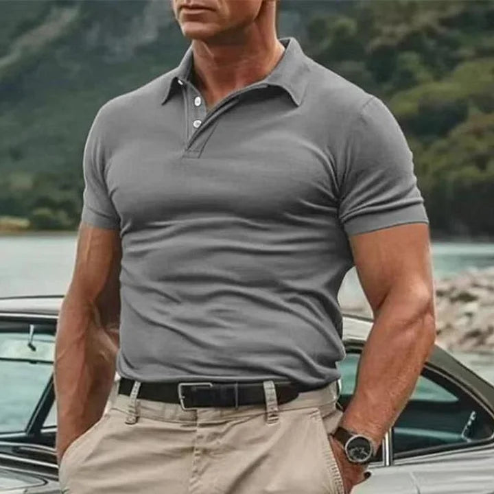 Image of Heren Polo Shirt met Korte Mouwen
