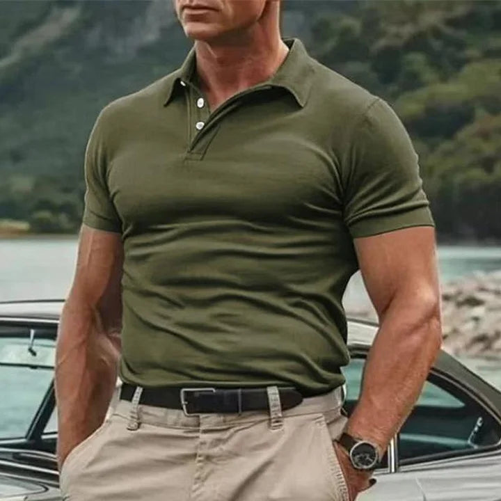 Image of Heren Polo Shirt met Korte Mouwen