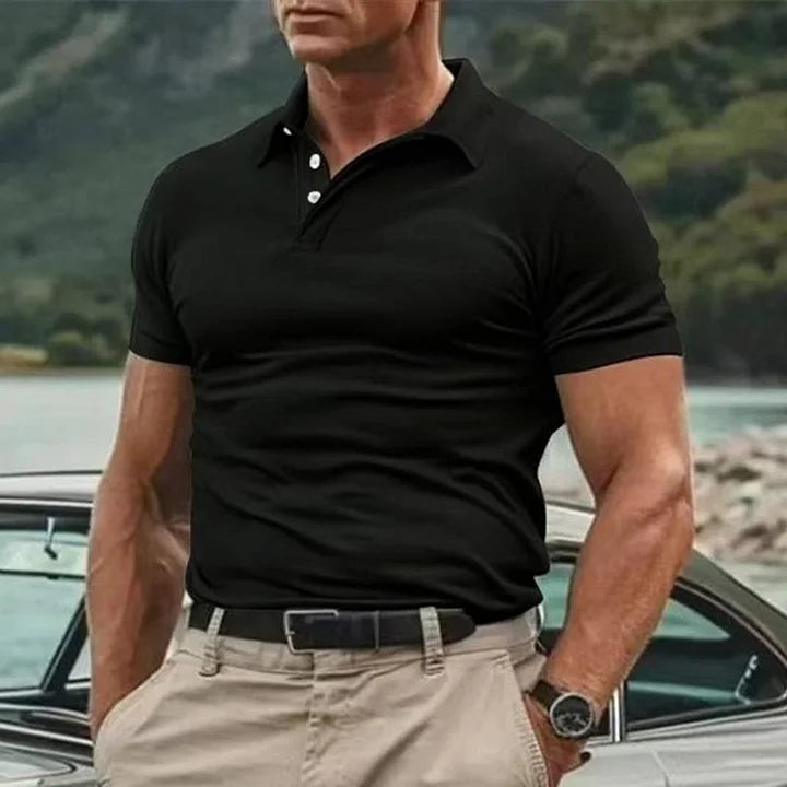 Image of Heren Polo Shirt met Korte Mouwen