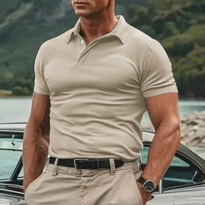 Image of Heren Polo Shirt met Korte Mouwen