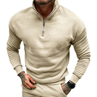 Image of Heren Quarter-Zip Pullover Trui