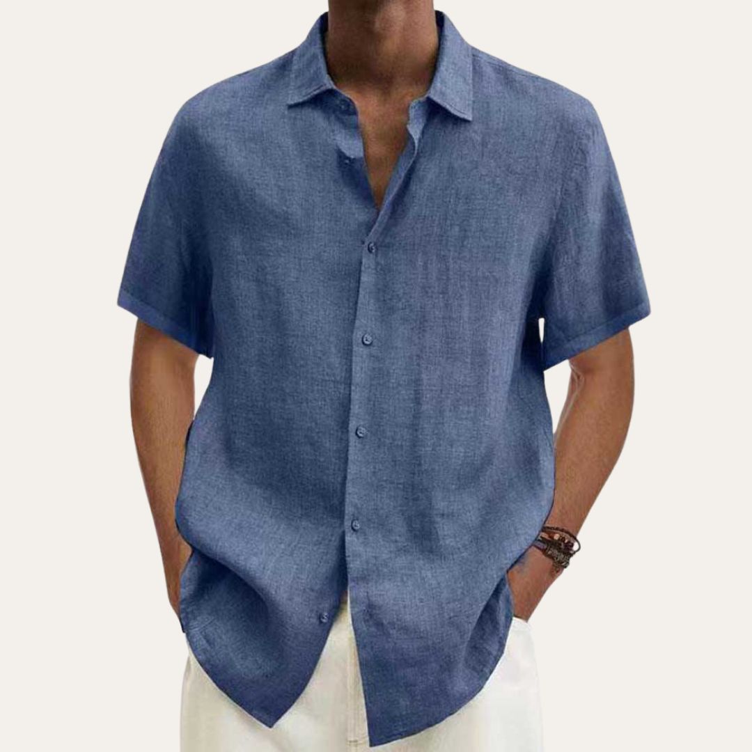 Image of Heren Relaxed Fit T-shirt met Korte Mouwen