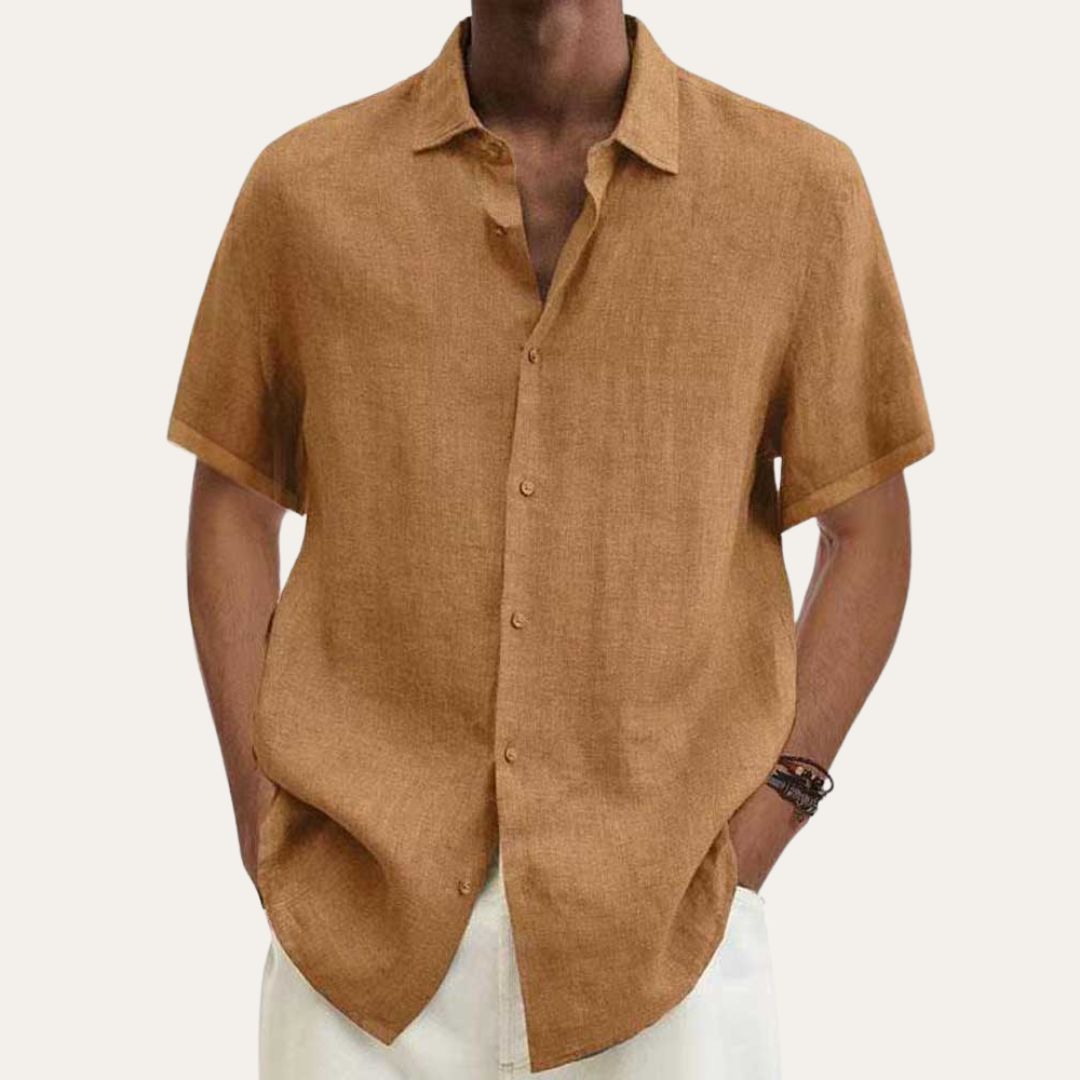 Image of Heren Relaxed Fit T-shirt met Korte Mouwen