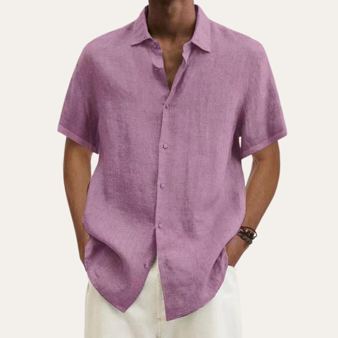 Image of Heren Relaxed Fit T-shirt met Korte Mouwen