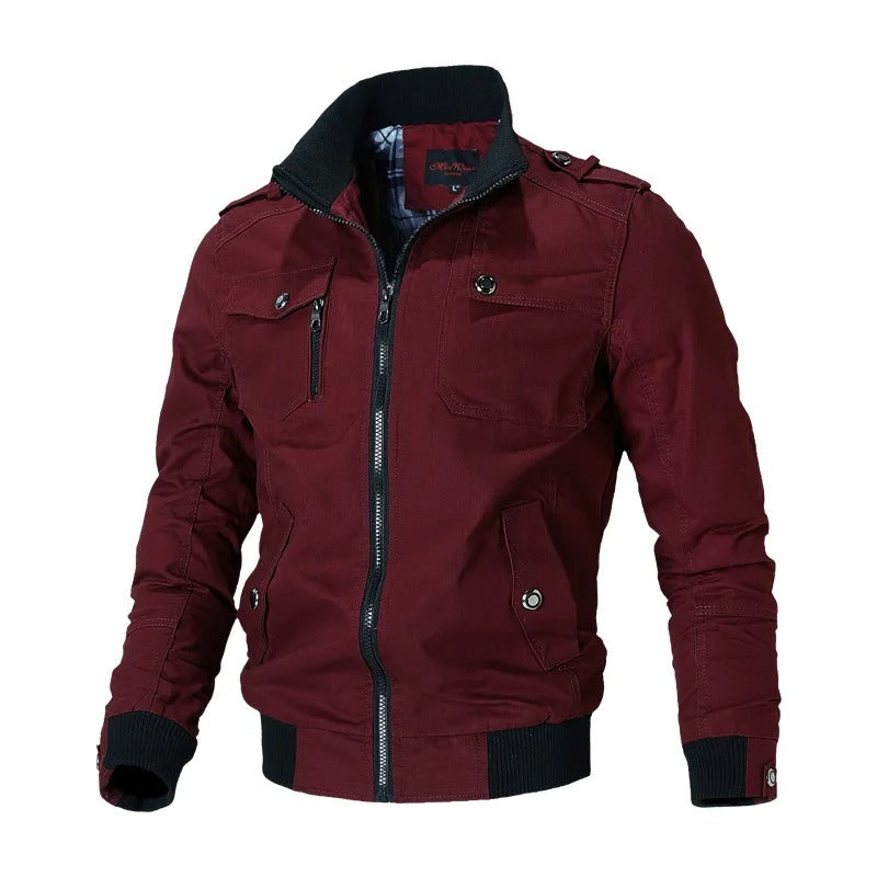 Image of Heren Slim-Fit Bomberjack