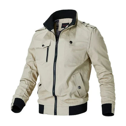 Image of Heren Slim-Fit Bomberjack
