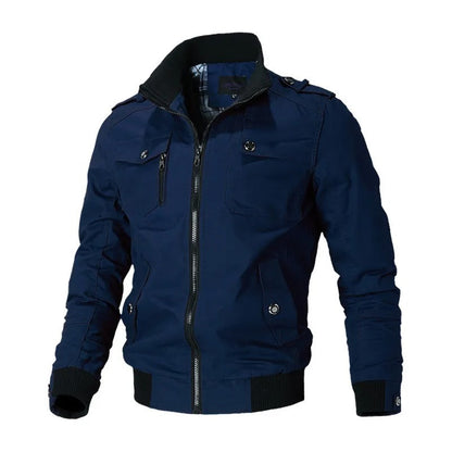 Image of Heren Slim-Fit Bomberjack
