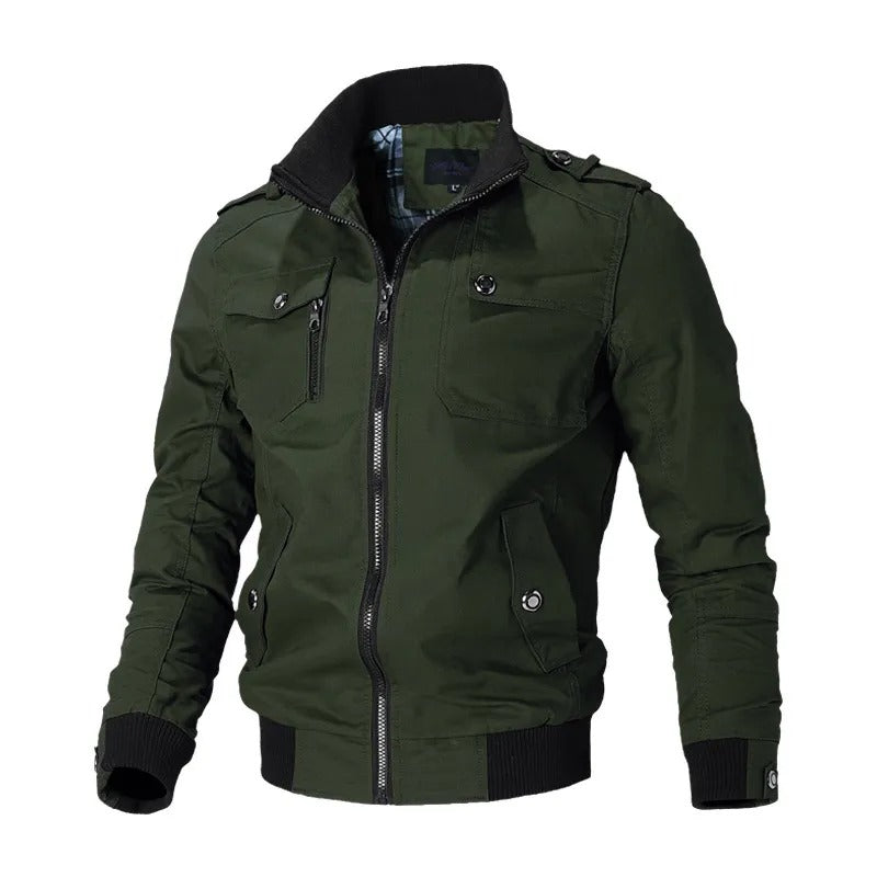 Image of Heren Slim-Fit Bomberjack