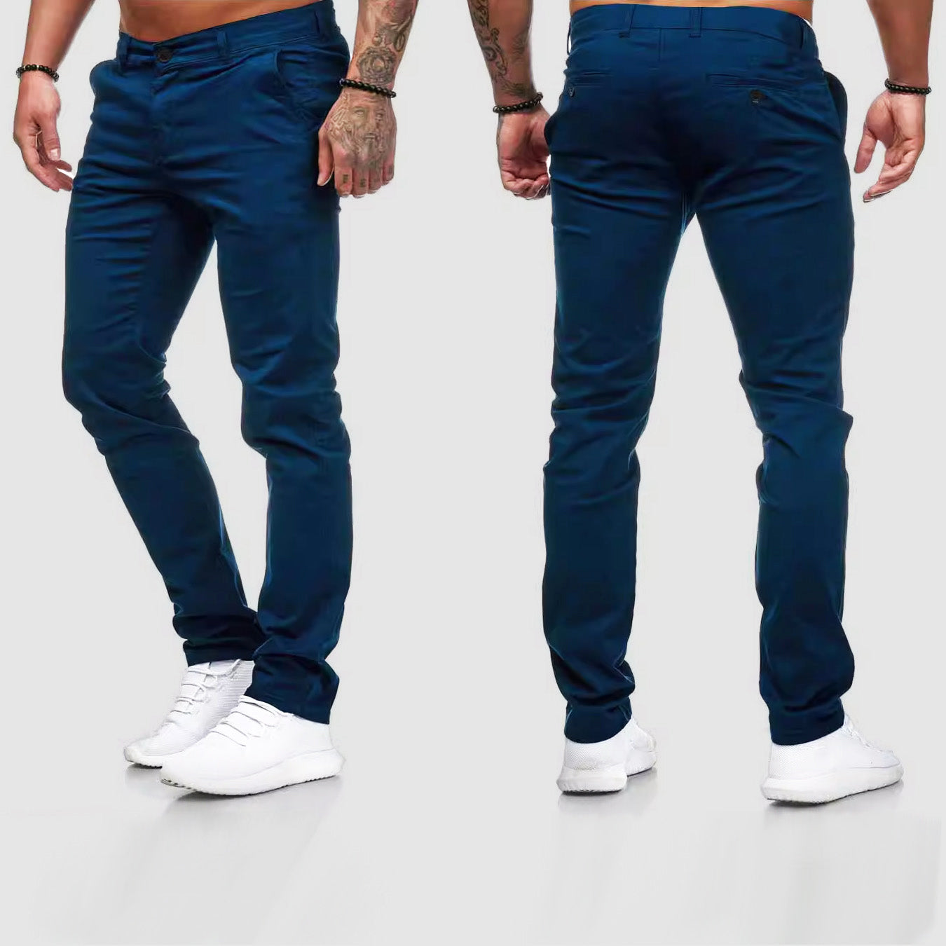 Image of Heren Slim-Fit Chino Broeken