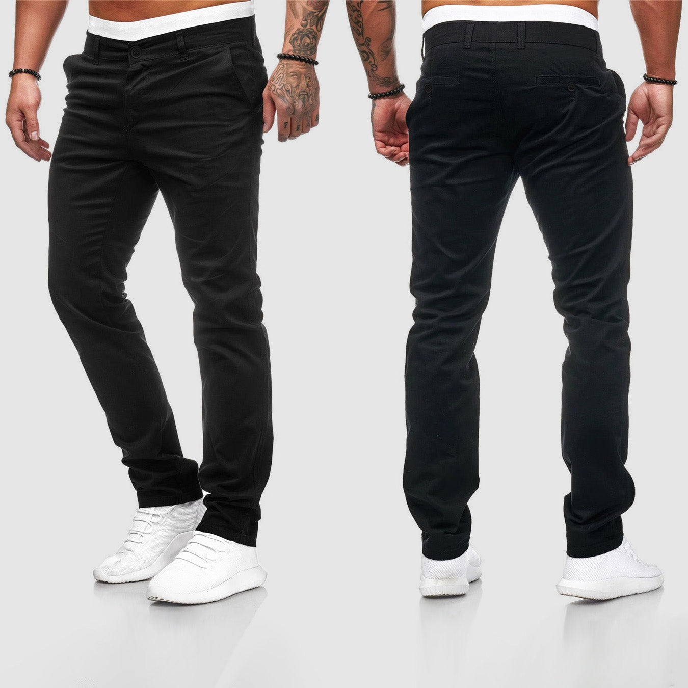 Image of Heren Slim-Fit Chino Broeken
