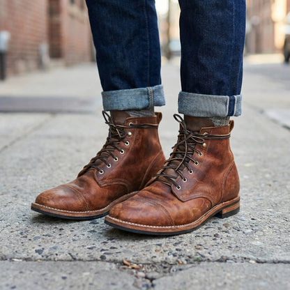 Heren veterboots