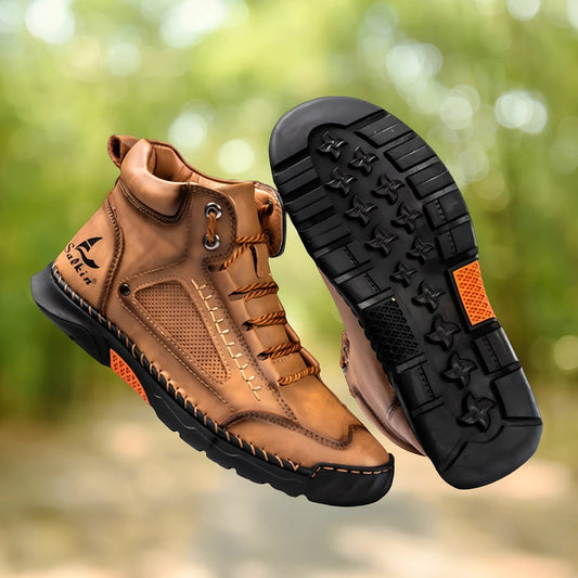 Image of Heren Veterschoenen Enkellaarsjes