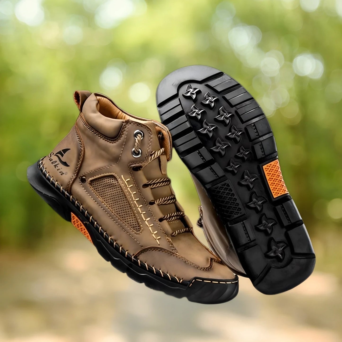 Image of Heren Veterschoenen Enkellaarsjes