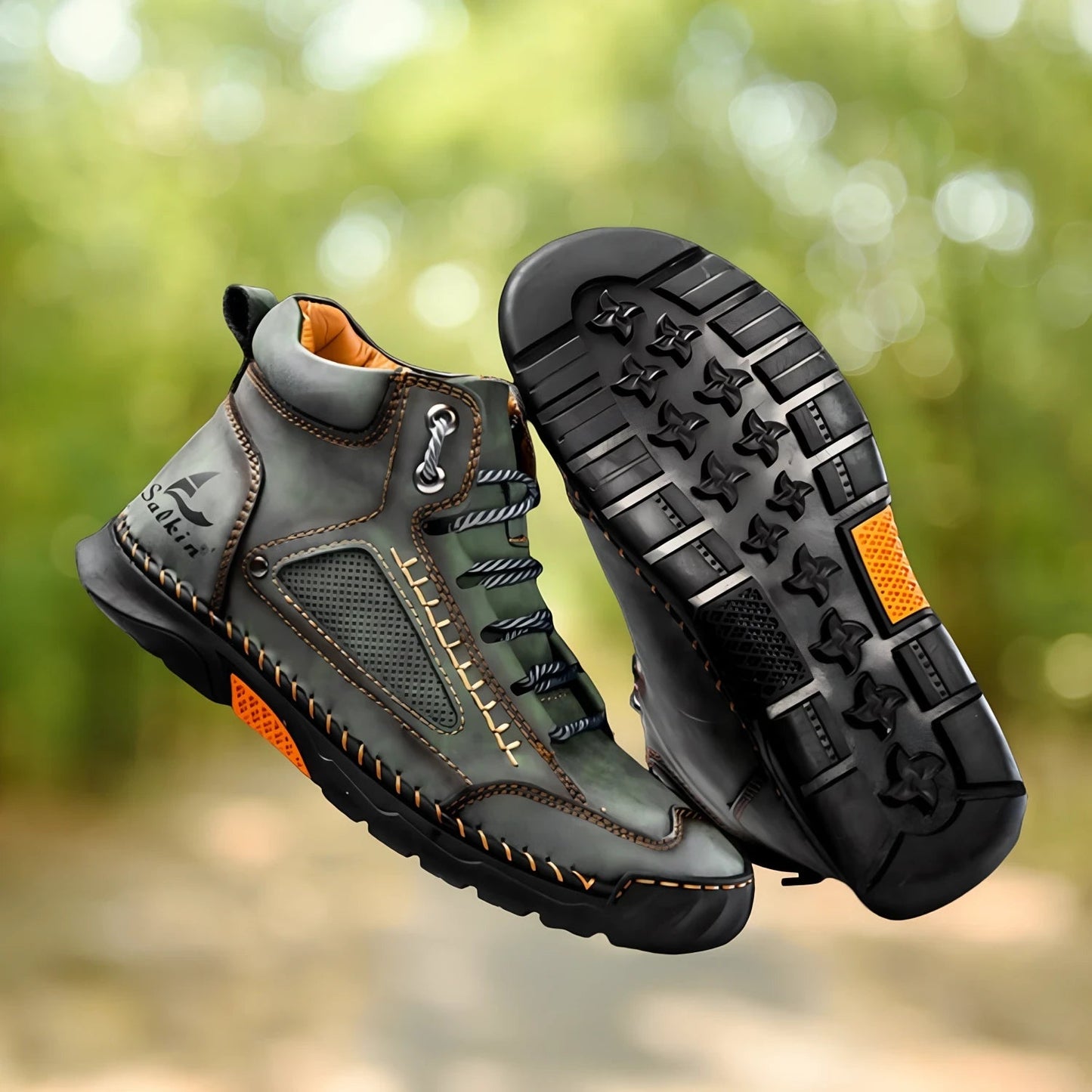 Image of Heren Veterschoenen Enkellaarsjes