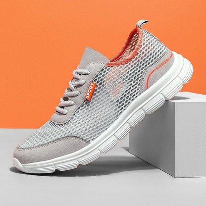 Image of Heren Veterschoenen Mesh Sneakers
