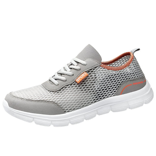 Image of Heren Veterschoenen Mesh Sneakers