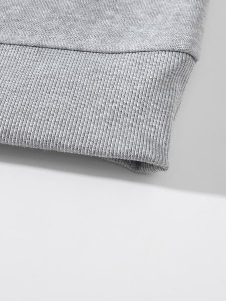 Herenhoodie met korte ritssluiting
