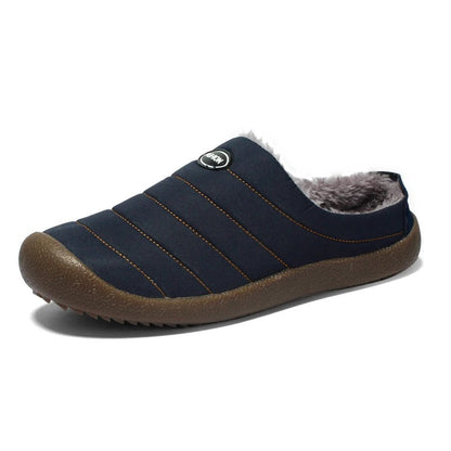 Herenpantoffels – Warm en comfortabel gevoerd