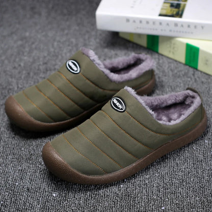 Herenpantoffels – Warm en comfortabel gevoerd
