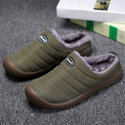 Herenpantoffels – Warm en comfortabel gevoerd