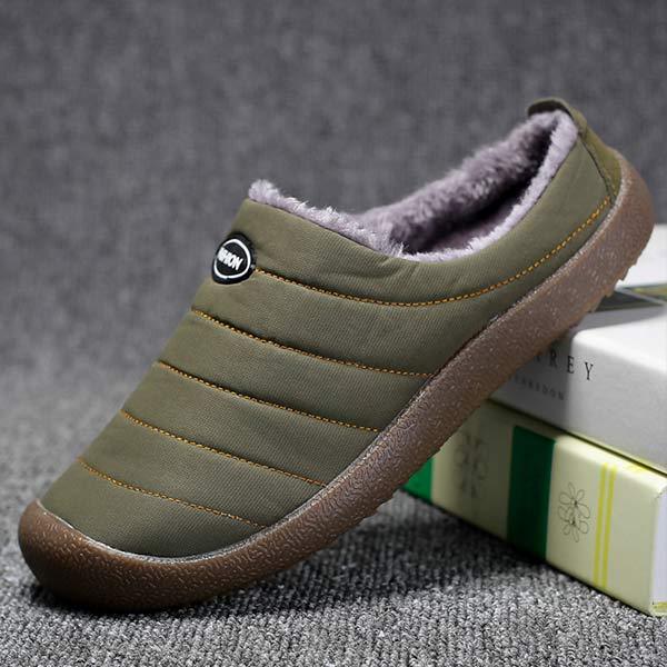 Herenpantoffels – Warm en comfortabel gevoerd
