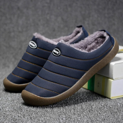 Herenpantoffels – Warm en comfortabel gevoerd