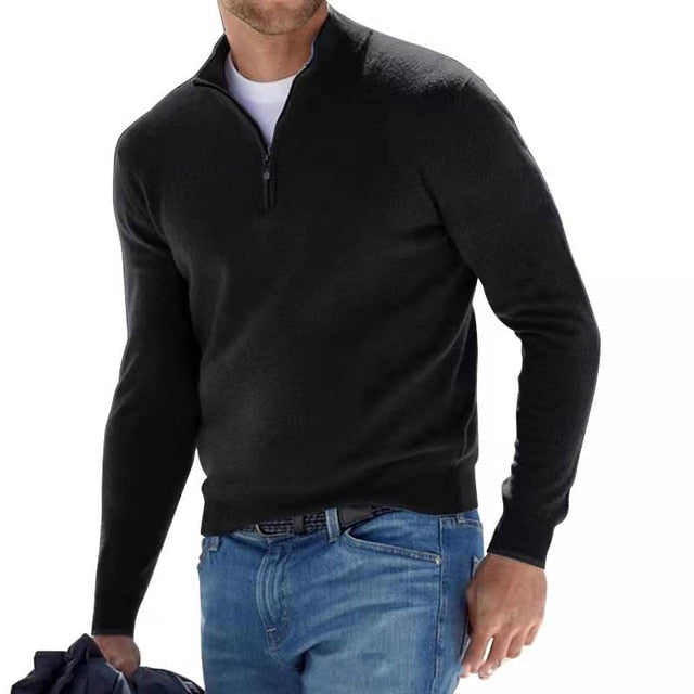 Herentrui met V-hals voor herfst en winter